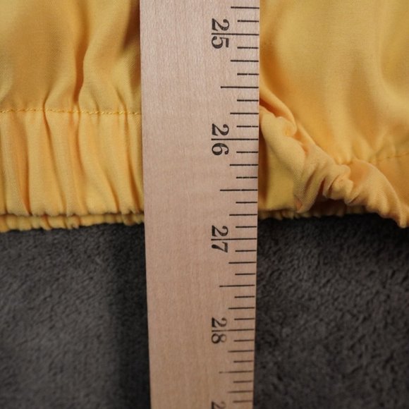 VTG Tommy Hilfiger Golf Jacket Mens M Yellow Langley Airforce Base Eaglewood GC - Picture 7 of 13